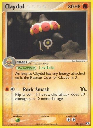 Claydol (24/106) (Stamped) [EX: Emerald]