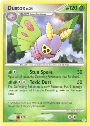 Dustox (25/130) [Diamond & Pearl: Base Set]