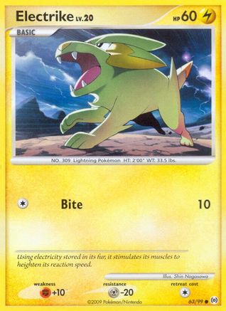 Electrike (63/99) [Platinum: Arceus]