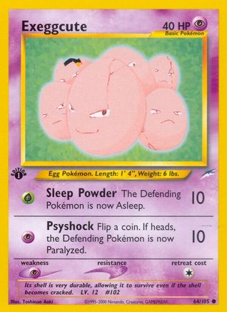 Exeggcute (64/105) [Neo Destiny Unlimited]