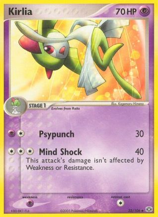 Kirlia (33/106) (Stamped) [EX: Emerald]