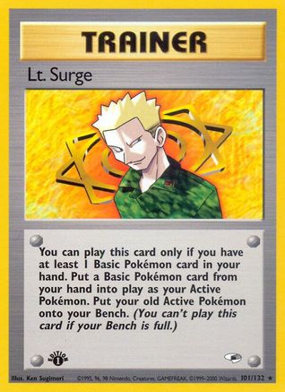 Lt. Surge (101/132) [Gym Heroes Unlimited]