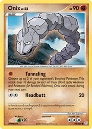 Onix (92/130) [Diamond & Pearl: Base Set]