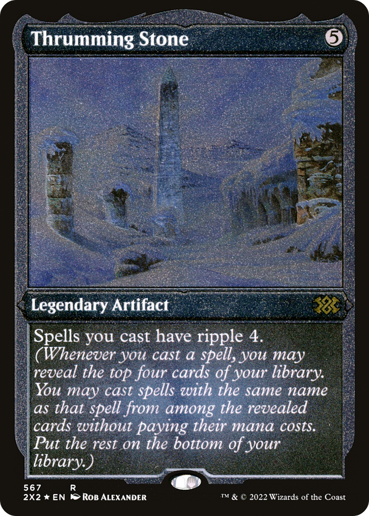Thrumming Stone (Foil Etched) [Double Masters 2022]