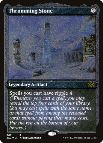 Thrumming Stone (Foil Etched) [Double Masters 2022]