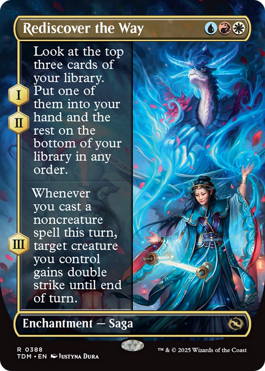 Rediscover the Way (Borderless) [Tarkir: Dragonstorm]