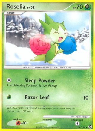 Roselia (62/132) [Diamond & Pearl: Secret Wonders]