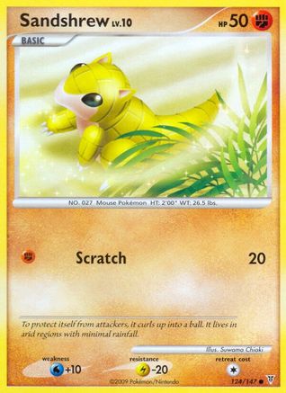 Sandshrew (124/147) [Platinum: Supreme Victors]