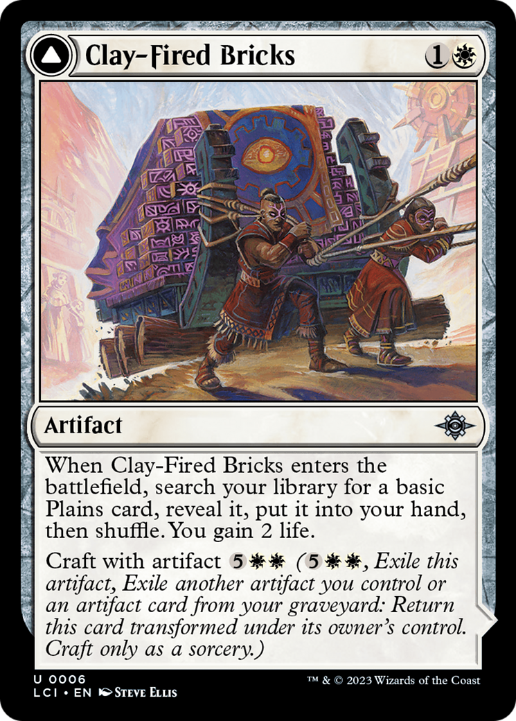 Clay-Fired Bricks // Cosmium Kiln [The Lost Caverns of Ixalan]