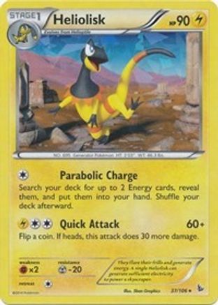 Heliolisk (37/106) (Theme Deck Exclusive) [XY: Flashfire]