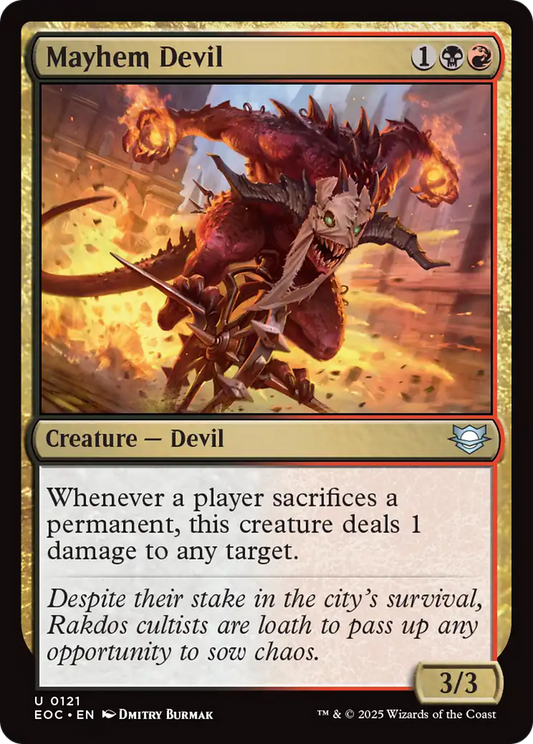 Mayhem Devil [Edge of Eternities Commander]