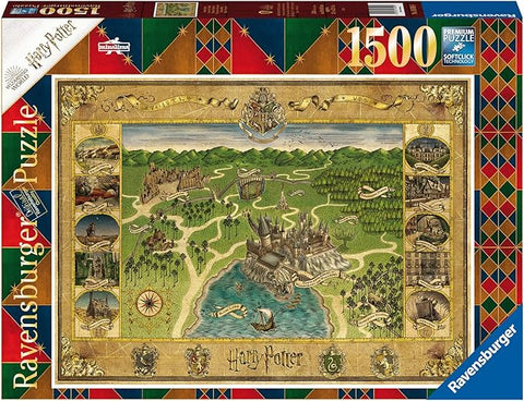 Ravensburger: Hogwarts Map 1500pc