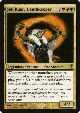 Sek'Kuar, Deathkeeper [Coldsnap]