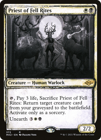 Priest of Fell Rites (Sketch) [Modern Horizons 2]