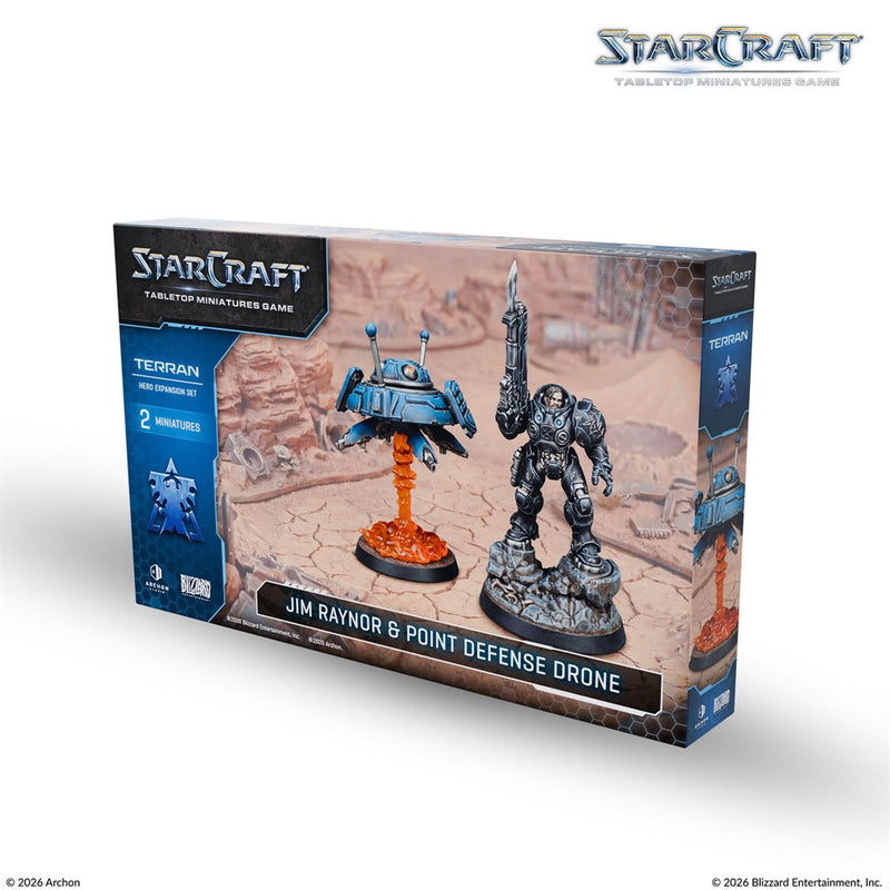 Starcraft: The Miniatures Game: Terran: Jim Raynor (Raynor's Raiders) Hero Expansion Set