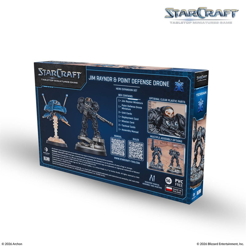 Starcraft: The Miniatures Game: Terran: Jim Raynor (Raynor's Raiders) Hero Expansion Set
