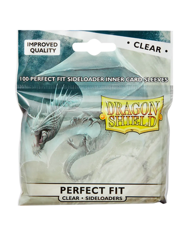 Sleeves: Dragon Shield: Perfect Fit: Toploader Inner Sleeves: Clear (100)