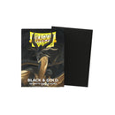 Dragon Shield: Standard 100ct Sleeves - Black & Gold (Dual Matte)