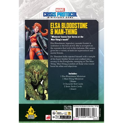 Marvel: Crisis Protocol: Elsa Bloodstone & Man-Thing - Character Pack (ML)