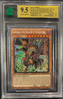 Gandora-G The Dragon - Secret Rare - LEDE-EN001 - MNT 9.5