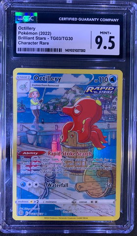 Octillery Brilliant stars (TG03/TG30) CGC 9.5