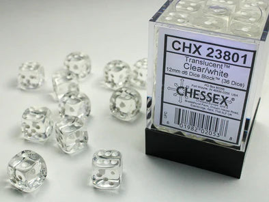 Chessex- 36D6: Translucent