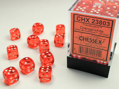 Chessex- 36D6: Translucent