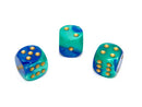 12D6 Gemini: Blue-Teal/Gold