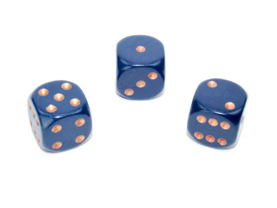 12D6 Opaque: Dusty Blue/Copper