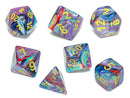 Chessex- 7pc Polyhedral: Festive