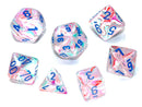 Chessex- 7pc Polyhedral: Festive