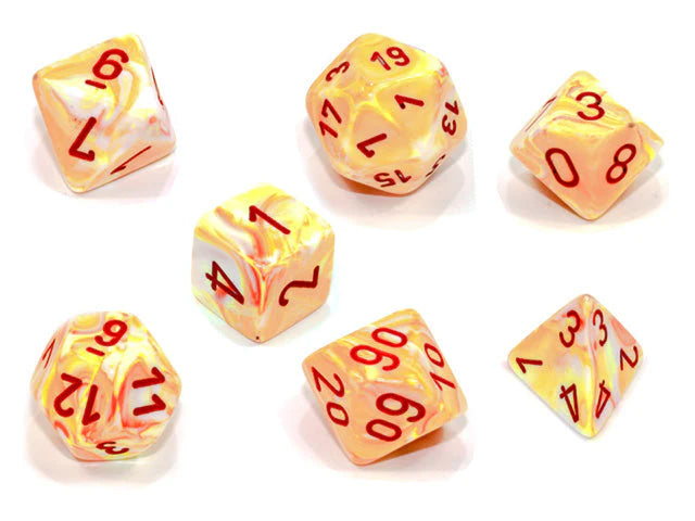 Chessex- 7pc Polyhedral: Festive