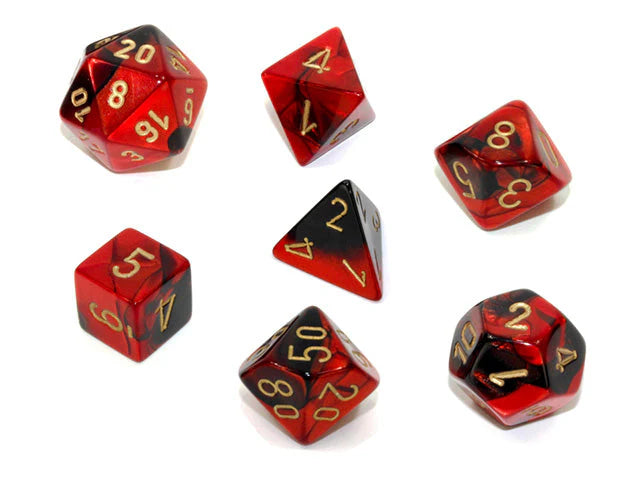 Chessex- 7pc Polyhedral: Gemini