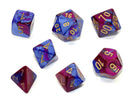 Chessex- 7pc Polyhedral: Gemini