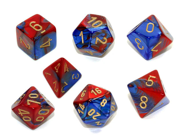 Chessex- 7pc Polyhedral: Gemini