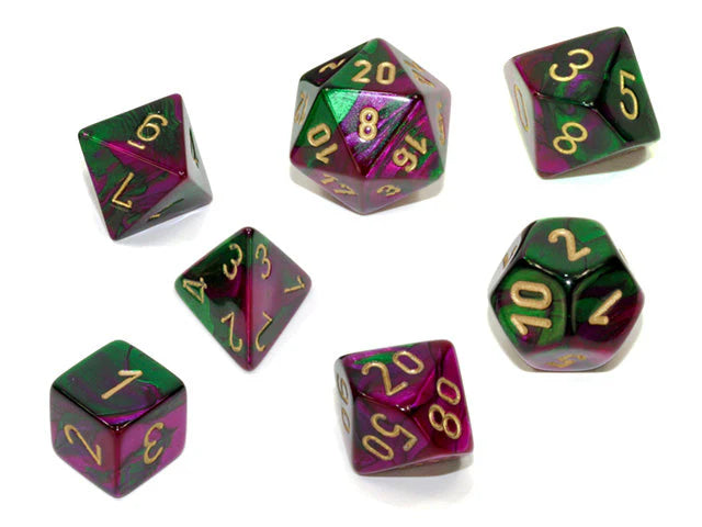 Chessex- 7pc Polyhedral: Gemini