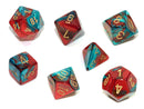 Chessex- 7pc Polyhedral: Gemini