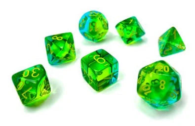 Chessex- 7pc Polyhedral: Gemini Translucent