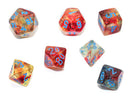 Chessex- 7pc Polyhedral: Nebula