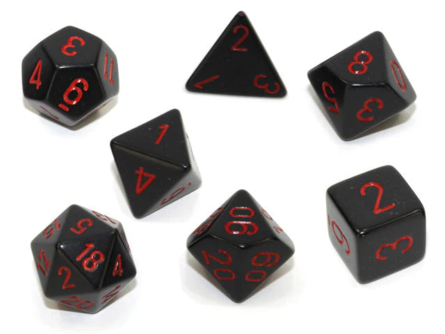 Chessex- 7pc Polyhedral: Opaque