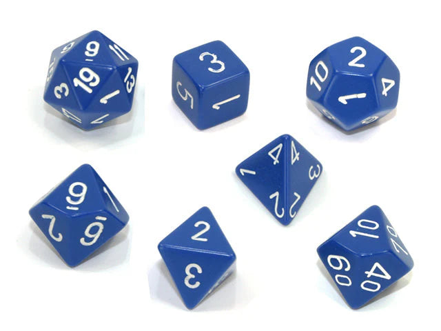 Chessex- 7pc Polyhedral: Opaque