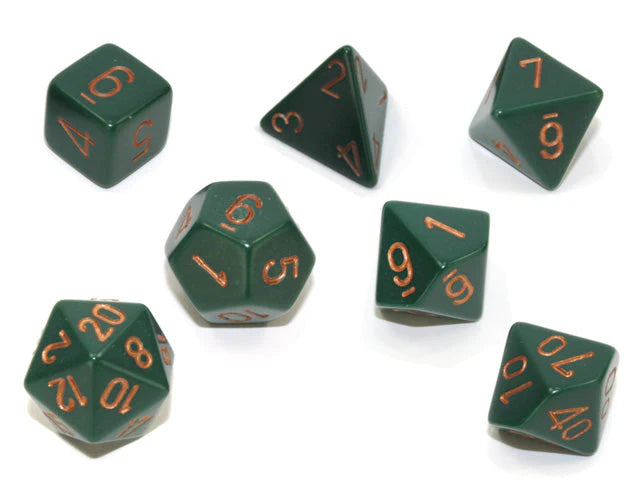 Chessex- 7pc Polyhedral: Opaque