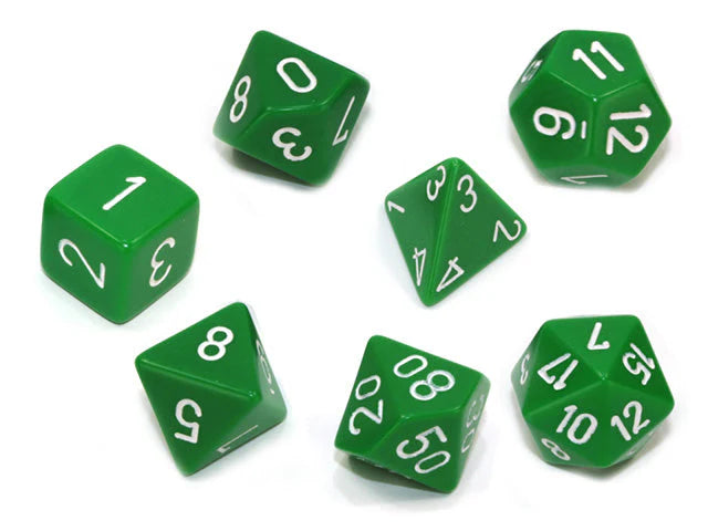 Chessex- 7pc Polyhedral: Opaque