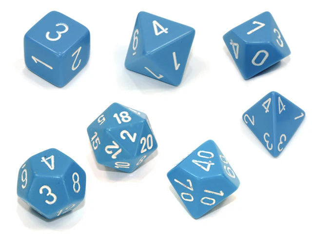 Chessex- 7pc Polyhedral: Opaque