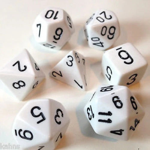 Chessex- 7pc Polyhedral: Opaque