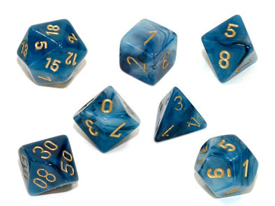 Chessex- 7pc Polyhedral: Phantom
