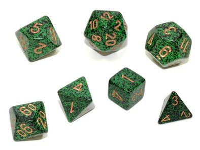 Chessex- 7pc Polyhedral: Speckled