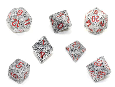 Chessex- 7pc Polyhedral: Speckled