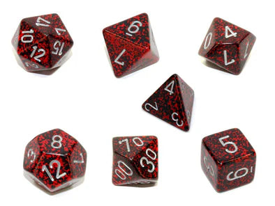 Chessex- 7pc Polyhedral: Speckled
