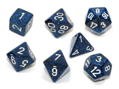 Chessex- 7pc Polyhedral: Speckled